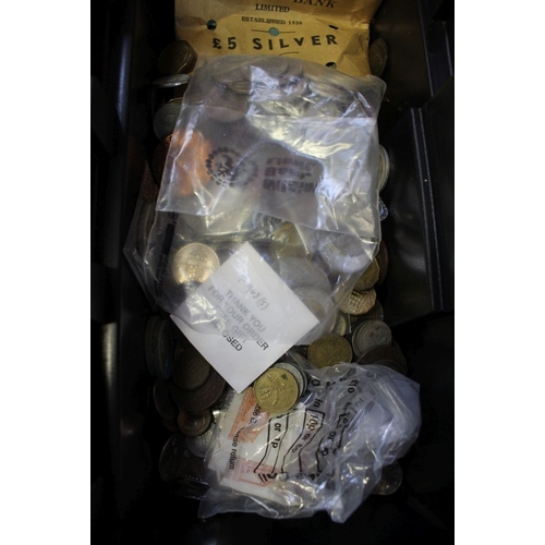 351 - A substantial collection of assorted coins and bank notes