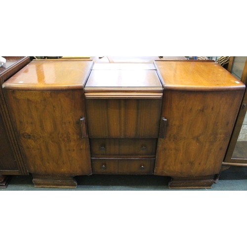 595 - Two vintage sideboards, prime & ready for restoration   *** photo