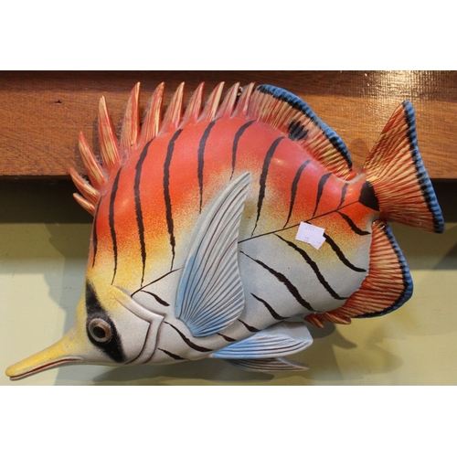 141 - A wall hanging of a tropical fish