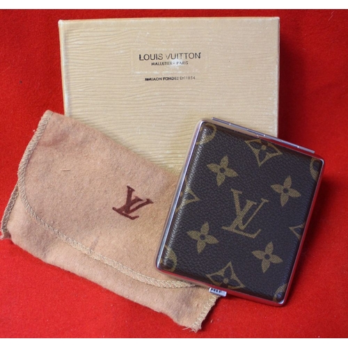 445 - A vintage Louis Vuitton cigarette case, iconic 