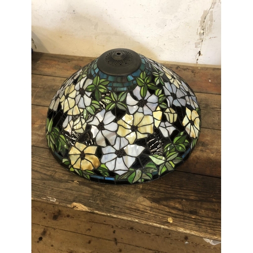 32 - Large leaded light shade