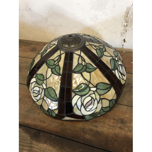 33 - Large leaded light shade