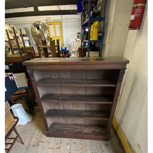 49 - Victorian mahogany book shelves