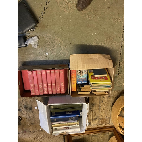 55 - 3 boxes books