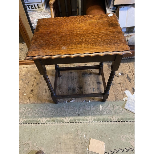 64 - Edwardian oak occasional table