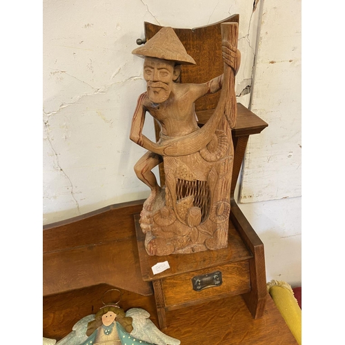 99 - Carved wood figure