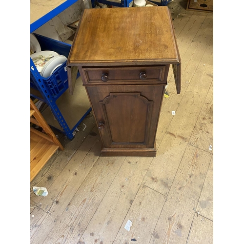 16 - Victorian mahogany bedside cabinet