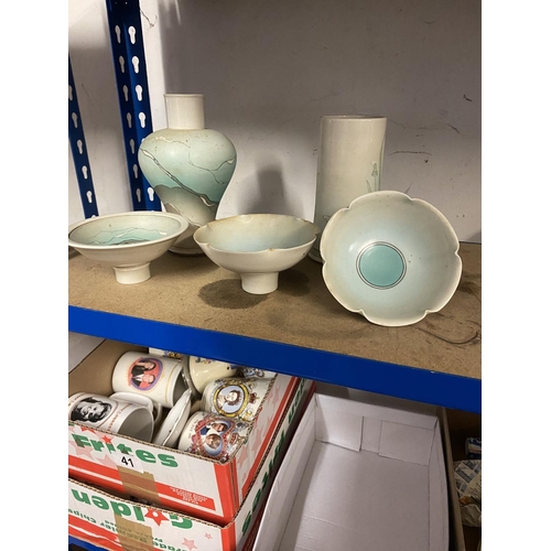 24 - 5 pcs studio pottery