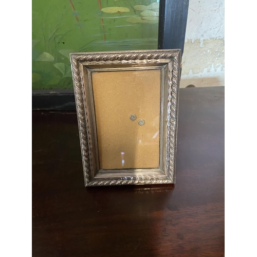 629 - Plated photo frame