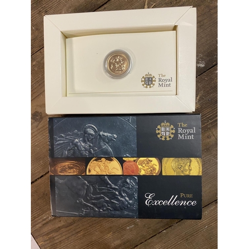 651 - Royal Mint 2010 gold half sovereign