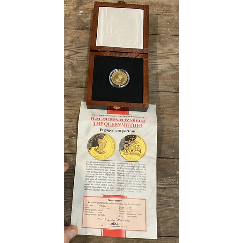 657 - 1995 gold proof $10 coin