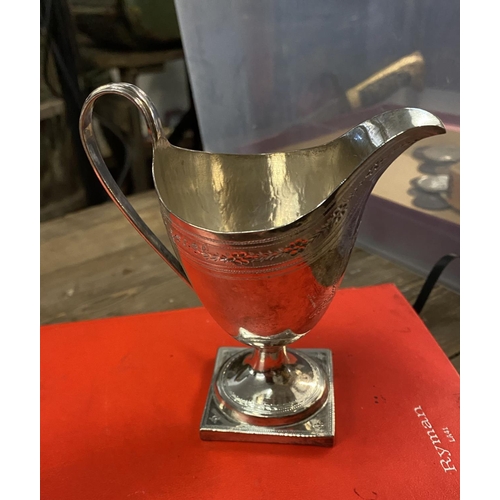 688 - Silver hallmarked cream jug