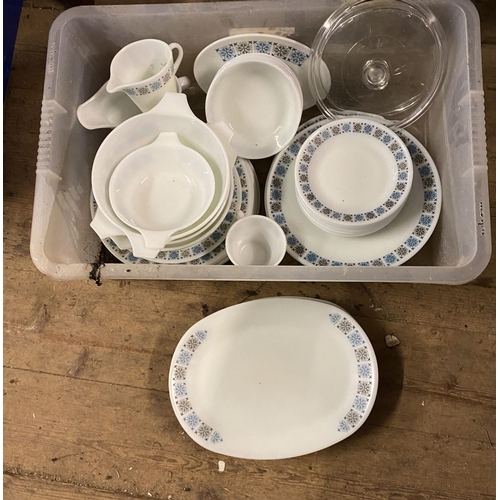 984 - Box Pyrex vintage dinnerware