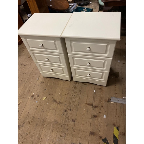 290 - Pair modern bedside chests