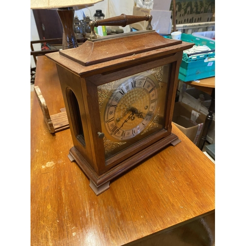 70 - Mahogany mantle clock