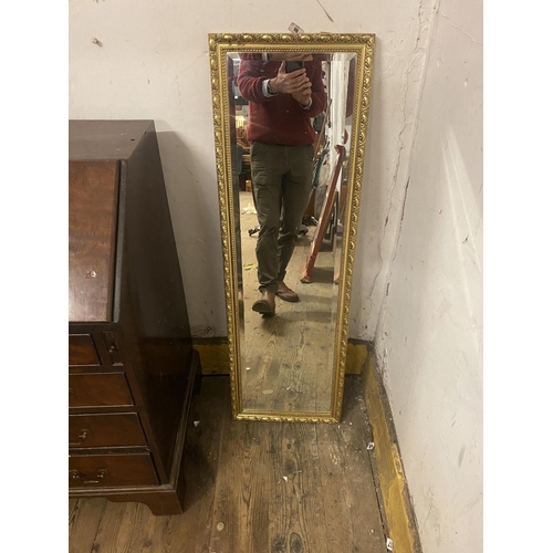 131 - Gilt hall mirror