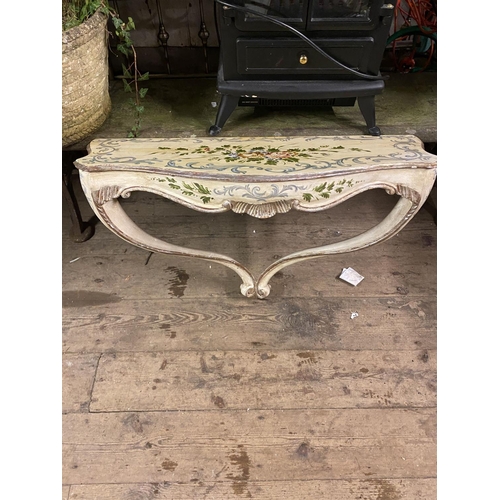 875 - Decorative painted console table