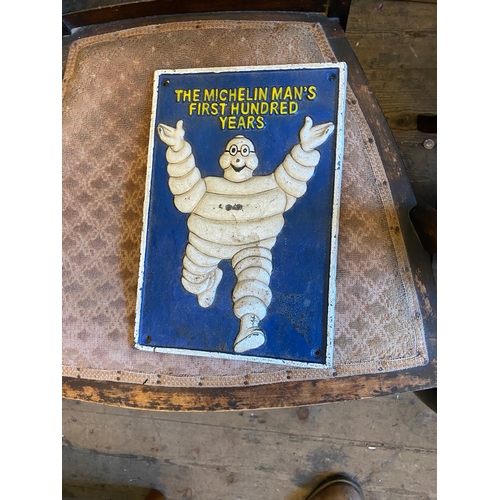 1002 - Cast iron Michelin sign