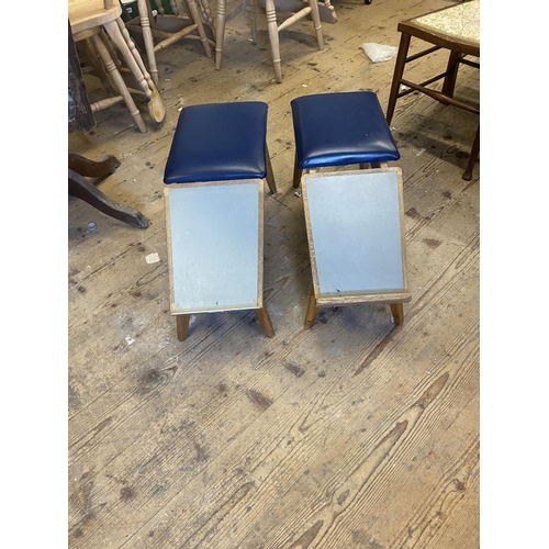 104 - Pair retro stools