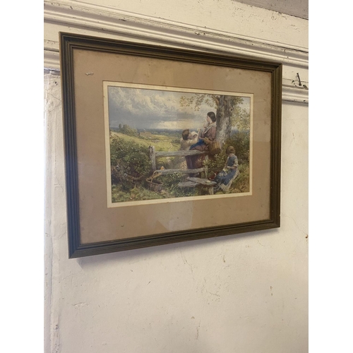 108 - Framed Burkett Foster print