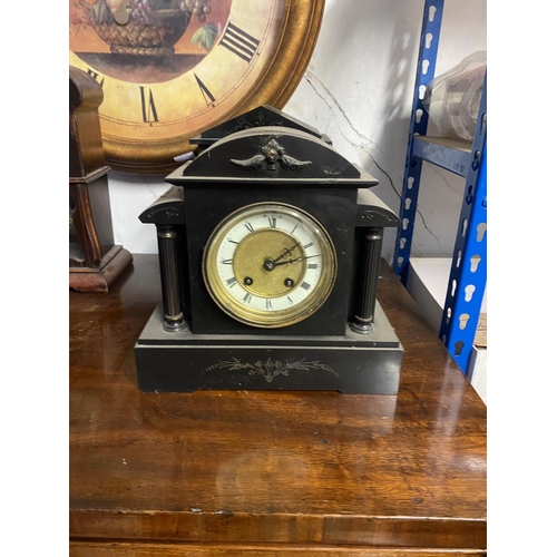 20 - Slate mantle clock