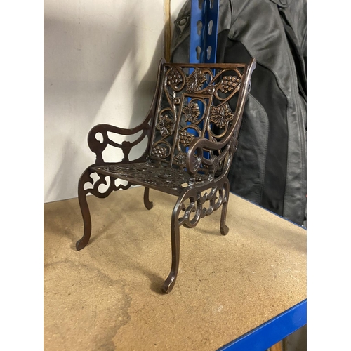 63 - Miniature metal chair