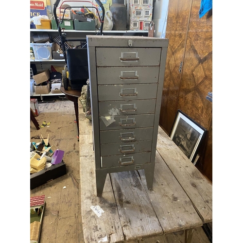 879 - Industrial metal filing drawers