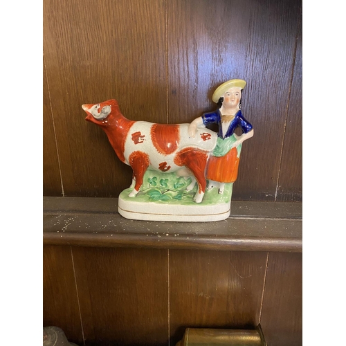 168 - Staffordshire cow