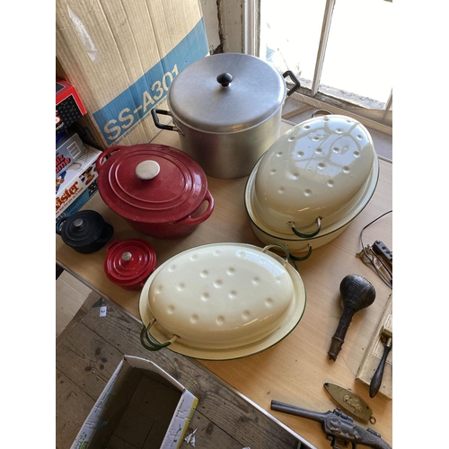 5 - Enamel pans etc