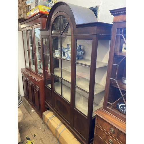 983 - Edwardian mahogany display cabinet