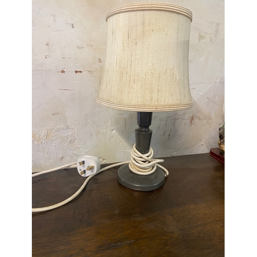 993 - Pewter table lamp