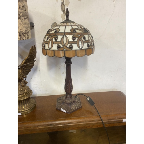 217 - Tiffany style lamp