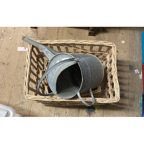 50 - Basket & watering can