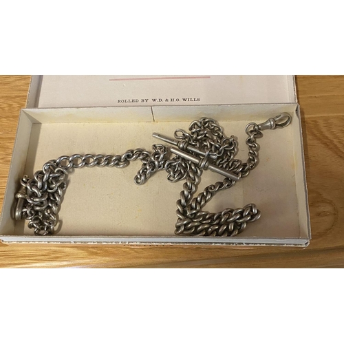 789 - Silver watch chain