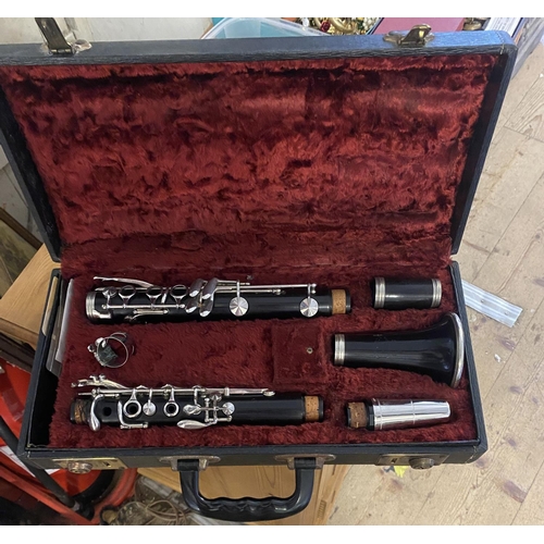 21 - Cased clarinet