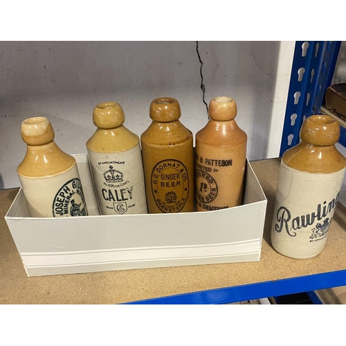 23 - Glazed stoneware bottles