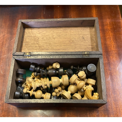 143 - Wooden chess set