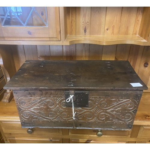 157 - 18th century oak bible box