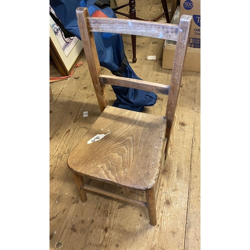 12 - Elm seated childs chair