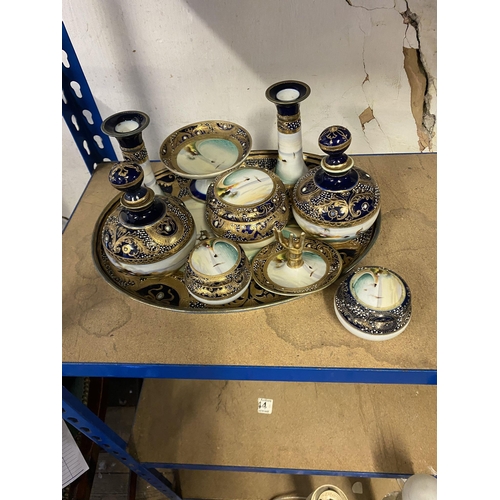 31 - Porcelain dressing table set