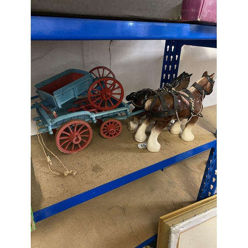 44 - 2 horse & carts