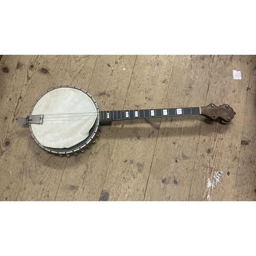 374 - Antique banjo