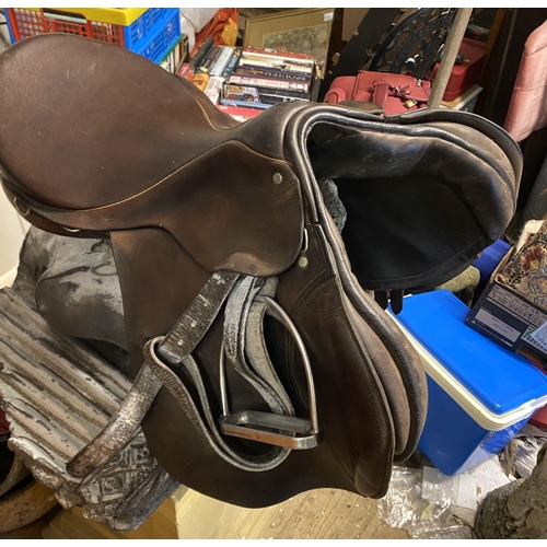 749 - Leather saddle