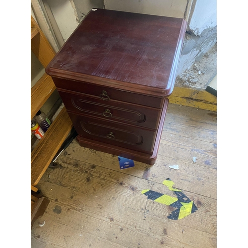 1 - Mahogany bedside chest