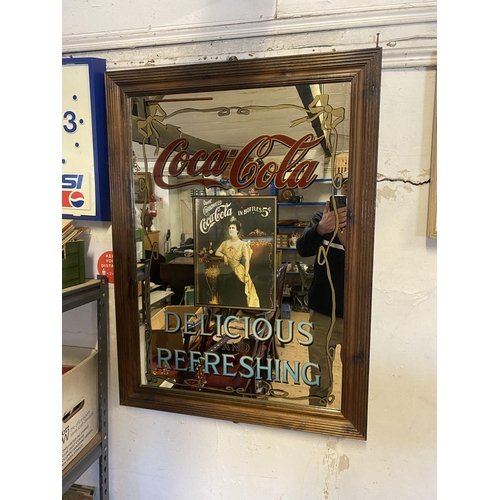 280 - Large Coca Cola mirror