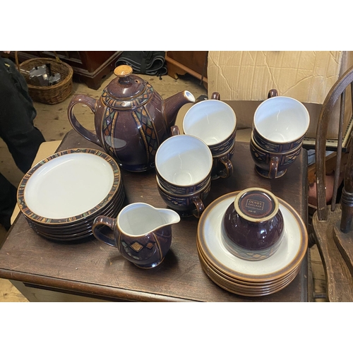 401 - Denby pottery teaset