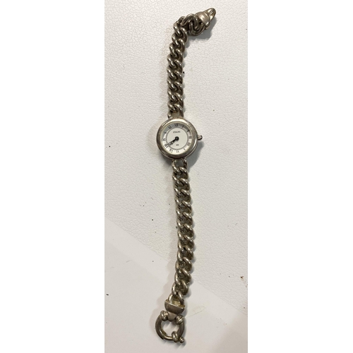 764 - Silver ladies wrist watch