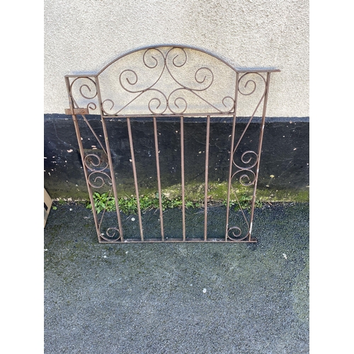 968 - Wrought iron garden gate