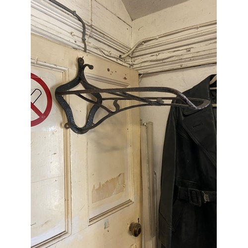 688 - Iron saddle rack