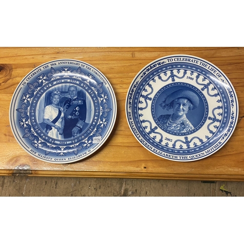 51 - Pair Wedgewood commerative plates